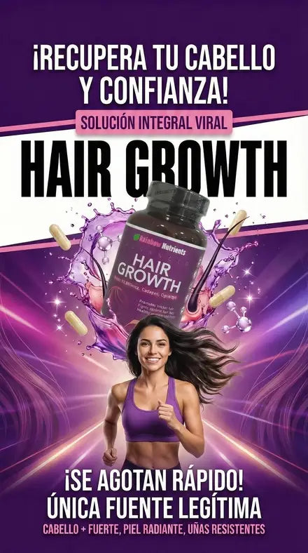 Hair Growth Cabello Fuerte & Brillante